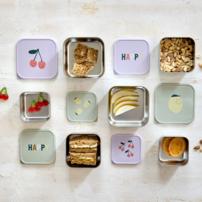 Set de 3 cajitas para alimentos Happy fruits cereza - Imagen 3