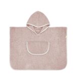 Poncho M 2-4 años 65cm. plain rosa