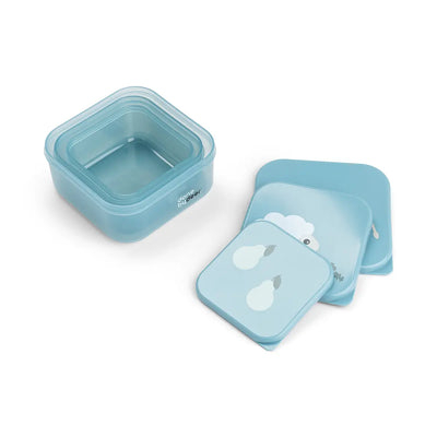 Set de 3 cajitas para alimentos Tiny Farm Azul - Imagen 3