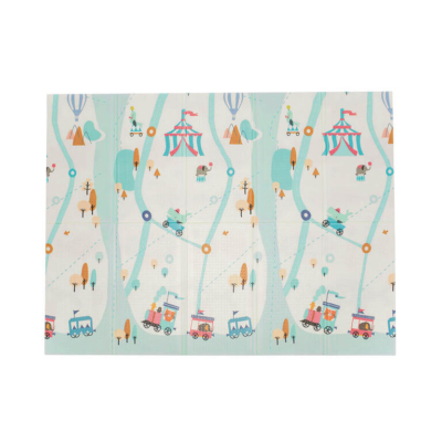 Alfombra de espuma plegable y reversible Circus Fish