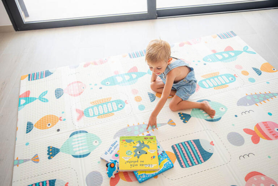 Alfombra de espuma plegable y reversible Circus Fish - Imagen 5