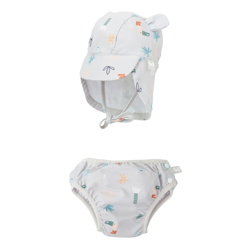 036B0530 Conjunto de bañador pañal y gorra Tucan 3-9 meses - Imagen 1