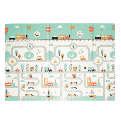 Alfombra de espuma plegable y reversible Town Jungle