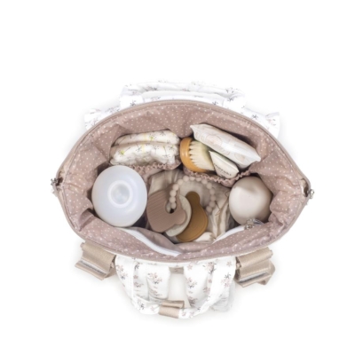 Mochila maternal Botton Flores - Imagen 8