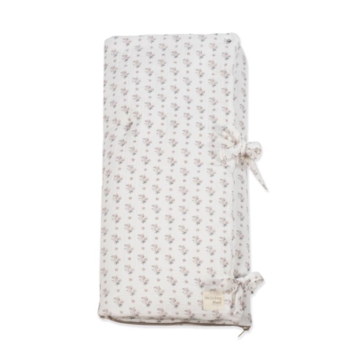 Saco 2 en 1 Arrullo-manta Botton Flores - Imagen 2