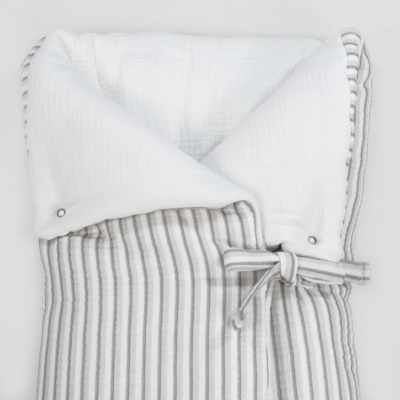 Saco 2 en 1 Arrullo-manta Botton Raya - Imagen 2