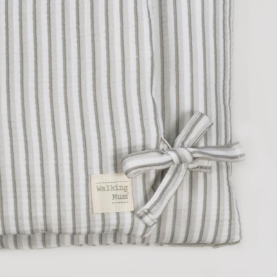 Saco 2 en 1 Arrullo-manta Botton Raya - Imagen 4