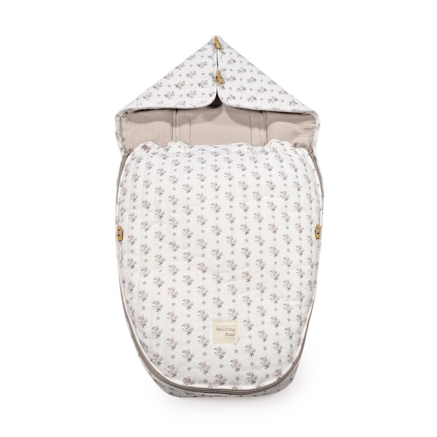 1120800487_a Saco Cuco 2 en 1 Botton Entretiempo Flores - Imagen 1