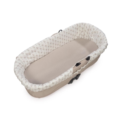 Cubre Cuco con gomas y Sábana Bajera Botton Flores - Imagen 3