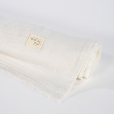 Set de Sábana bajera ajustable para capazo + muselina Botton Raya - Imagen 3