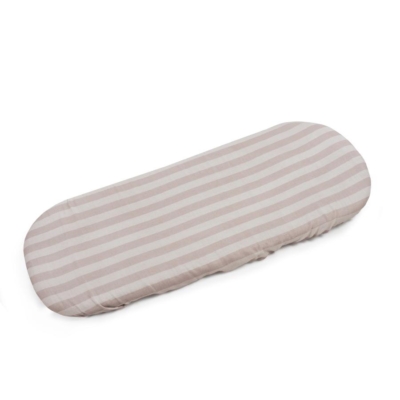 Set de Sábana bajera ajustable para capazo + muselina Sintra Beige - Imagen 3