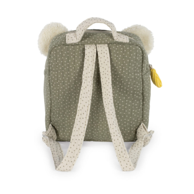 Mochila para guardería Ratoncito Poppy Musgo - Imagen 3
