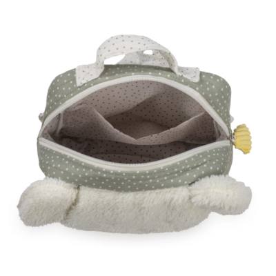 Mochila para guardería Ratoncito Poppy Musgo - Imagen 2