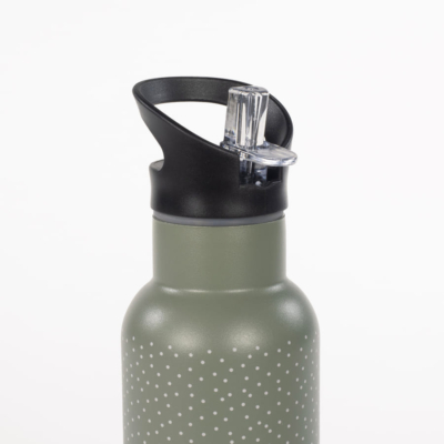 Botella de acero térmica Poppy Musgo - Imagen 3