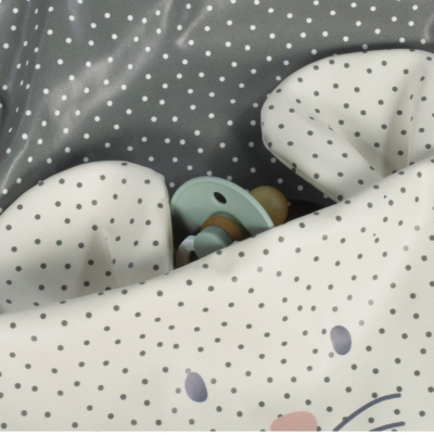 Babero con mangas Poppy Musgo - Imagen 4