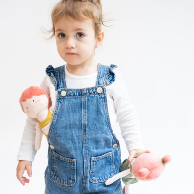 Muñeca de tela Granjera Ana - Imagen 3