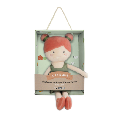 Muñeca de tela Granjera Ana - Imagen 4