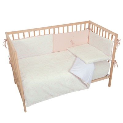 Funda nórdica cuna + Relleno + Protector + Funda almohada Dafne