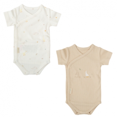 Pack de dos bodies manga corta Happy Forest