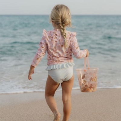 Cubo de playa Ocean Dreams rosa - Imagen 6