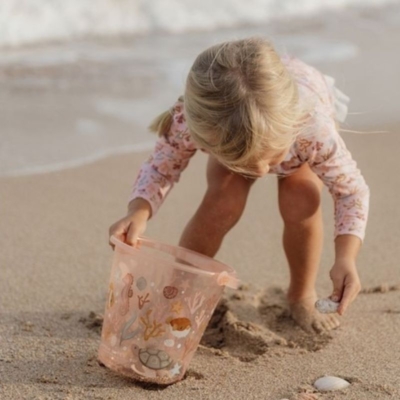 Cubo de playa Ocean Dreams rosa - Imagen 3