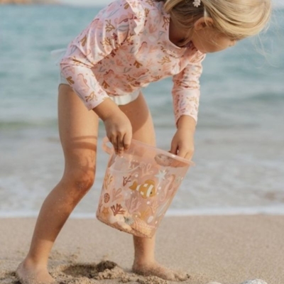 Cubo de playa Ocean Dreams rosa - Imagen 4