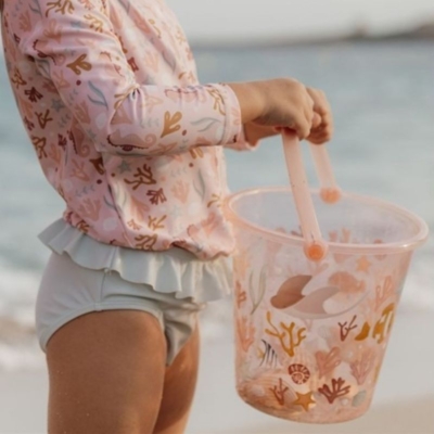 Cubo de playa Ocean Dreams rosa - Imagen 5