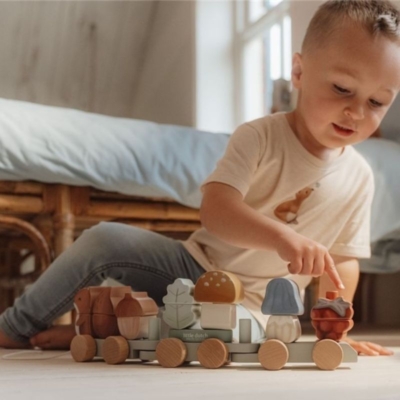 Tren de madera ardilla Forest Friends - Imagen 2