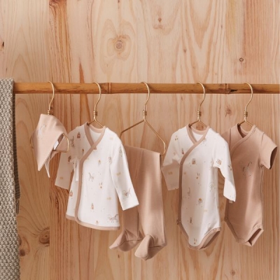 Conjunto de jubón y polaina Happy Forest 1-3 meses - Imagen 2