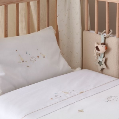 Funda nórdica cuna + Relleno + Protector + Funda almohada Happy Forest - Imagen 3