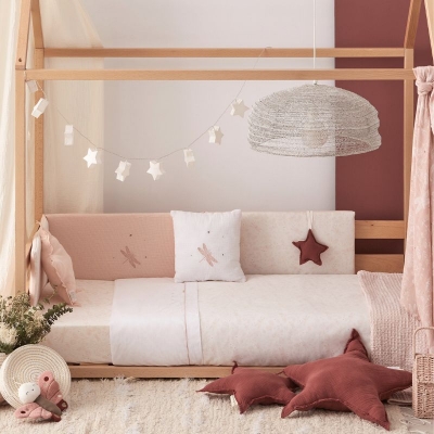 Funda nórdica cuna + Relleno + Protector + Funda almohada Dafne - Imagen 2