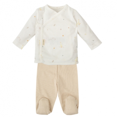 Conjunto de jubón y polaina Happy Forest 1-3 meses