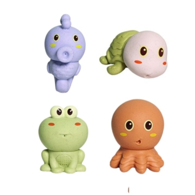 Pack de 4 juguetes de baño Sea