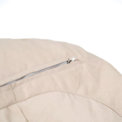 Sillón Puff infantil desenfundable beige - Imagen 8