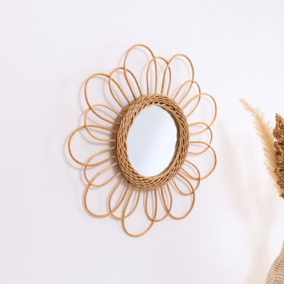 Espejo infantil de ratán Catalina - Imagen 2