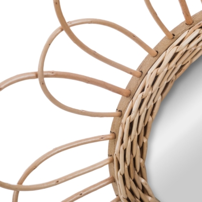 Espejo infantil de ratán Catalina - Imagen 4
