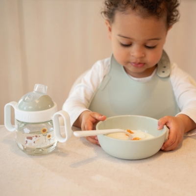 Vaso con caña y asas 200ml. Pequeña granja - Imagen 5