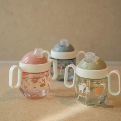 Vaso con caña y asas 200ml. Pequeña granja - Imagen 7