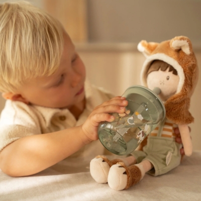 Vaso infantil con pajita Pequeña granja - Imagen 5