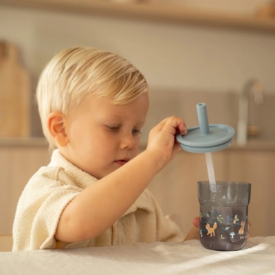 Vaso infantil con pajita Forest Friends - Imagen 2
