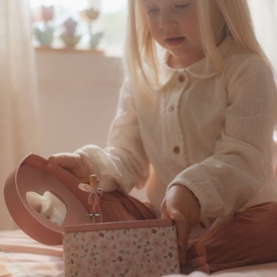 Joyero musical corazón Fairy garden - Imagen 3