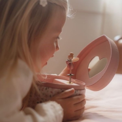 Joyero musical corazón Fairy garden - Imagen 2