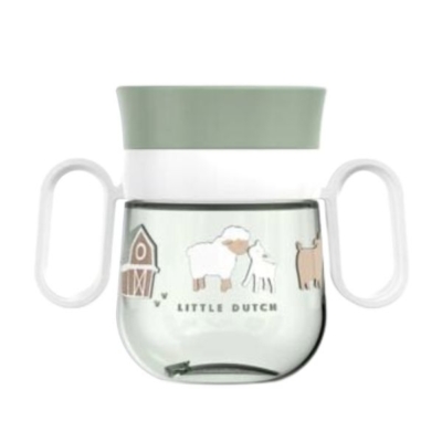 Vaso antiderrame 360 con asas Pequeña granja