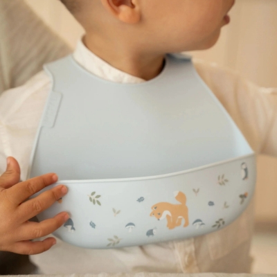 Babero de silicona Mio Forest Friends - Imagen 2