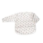 Babero con mangas Botton Flores