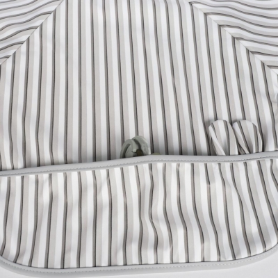 Babero con mangas Botton Rayas - Imagen 5