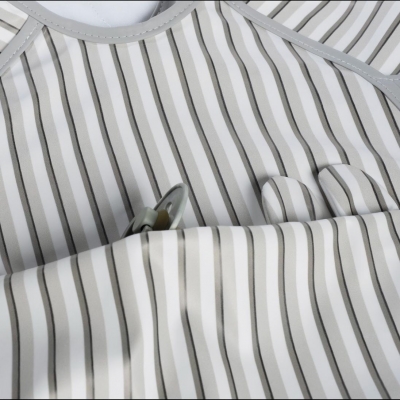 Babero impermeable Botton Rayas - Imagen 3