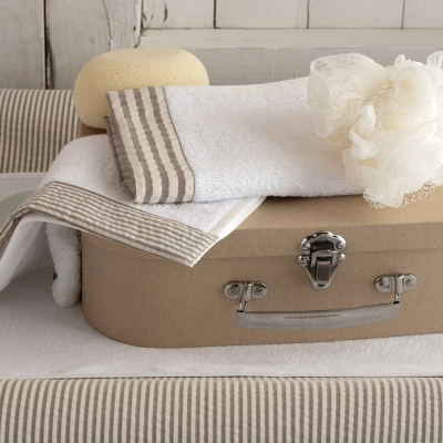 Juego de 2 toallas Derby beige - Imagen 4