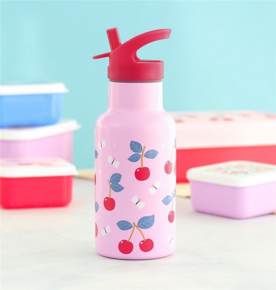 Botella de acero térmica 350ml. Cerezas - Imagen 5
