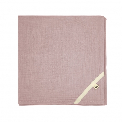 Muselina plain rosa vintage - Imagen 2